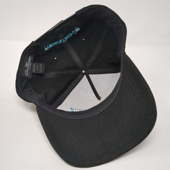The Pure Procurement Newsletter Strapback 5 Panel Cap Black OS Crowns By Lids - Picture 7 of 9